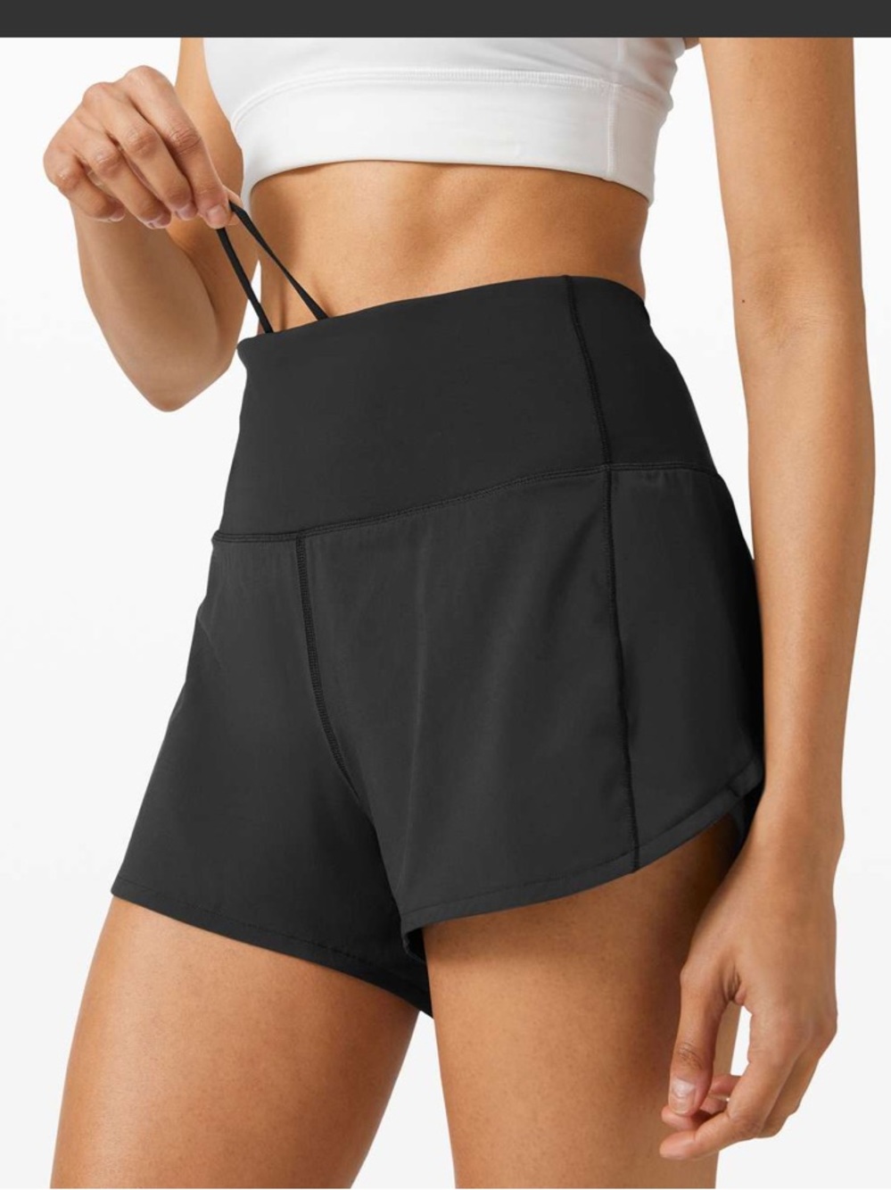 Lululemon Speed Up Short Long High-Rise *4"
Color: Black - Picture 2 of 5